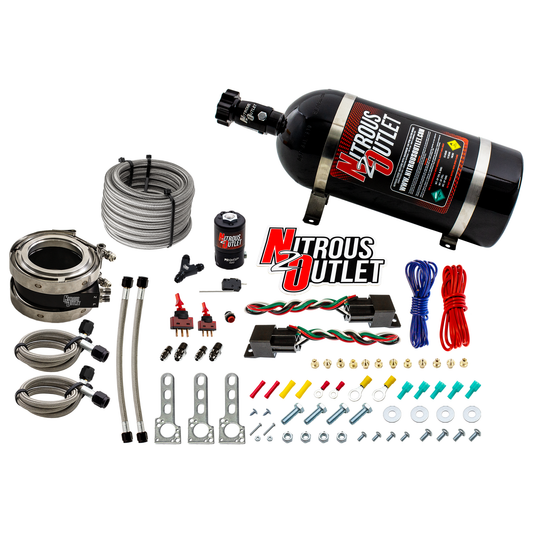 Nitrous Outlet Interspooler 4" Dual Stage Dry Nitrous Plate System