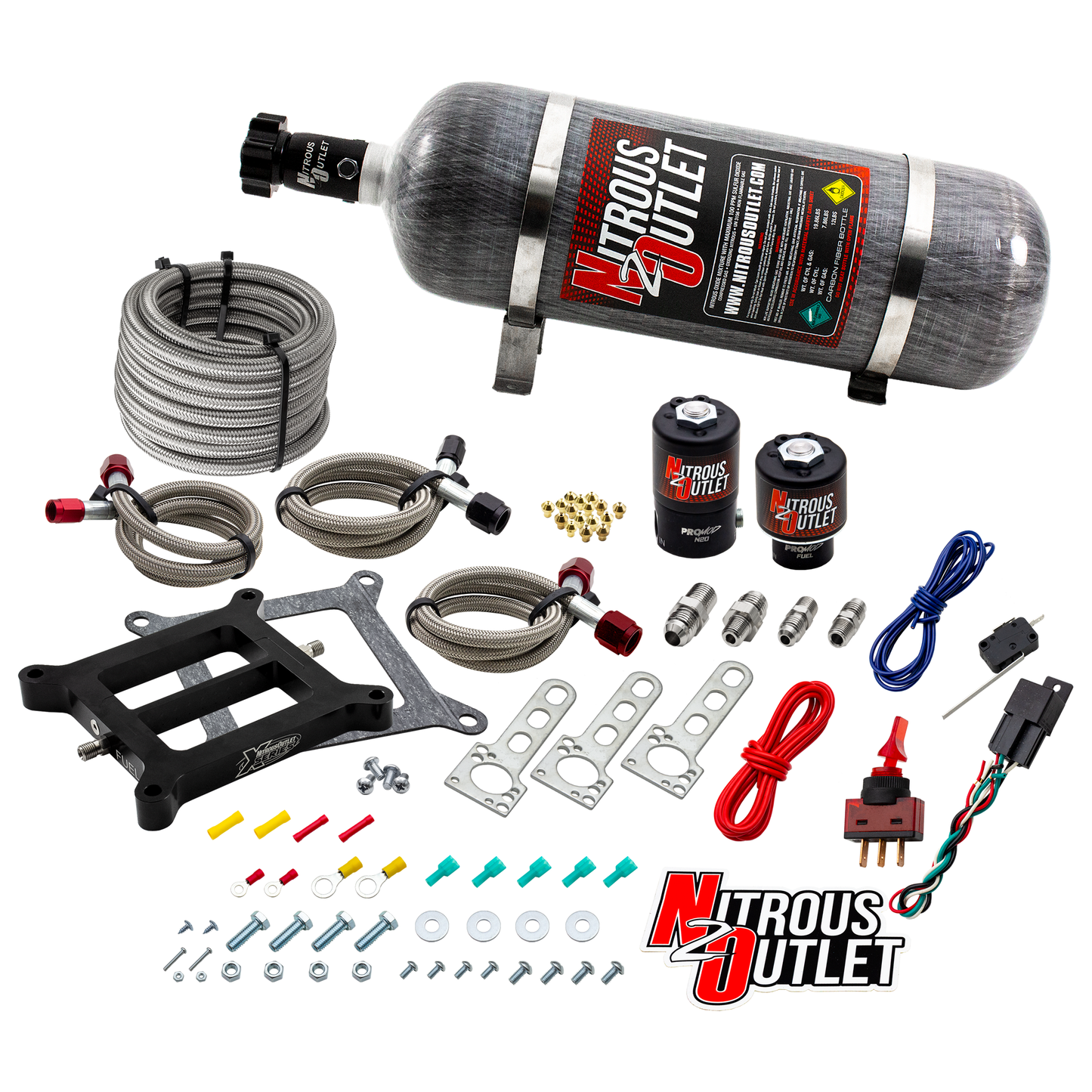 Nitrous Outlet Weekend Warrior Wet 4150 Nitrous Plate System
