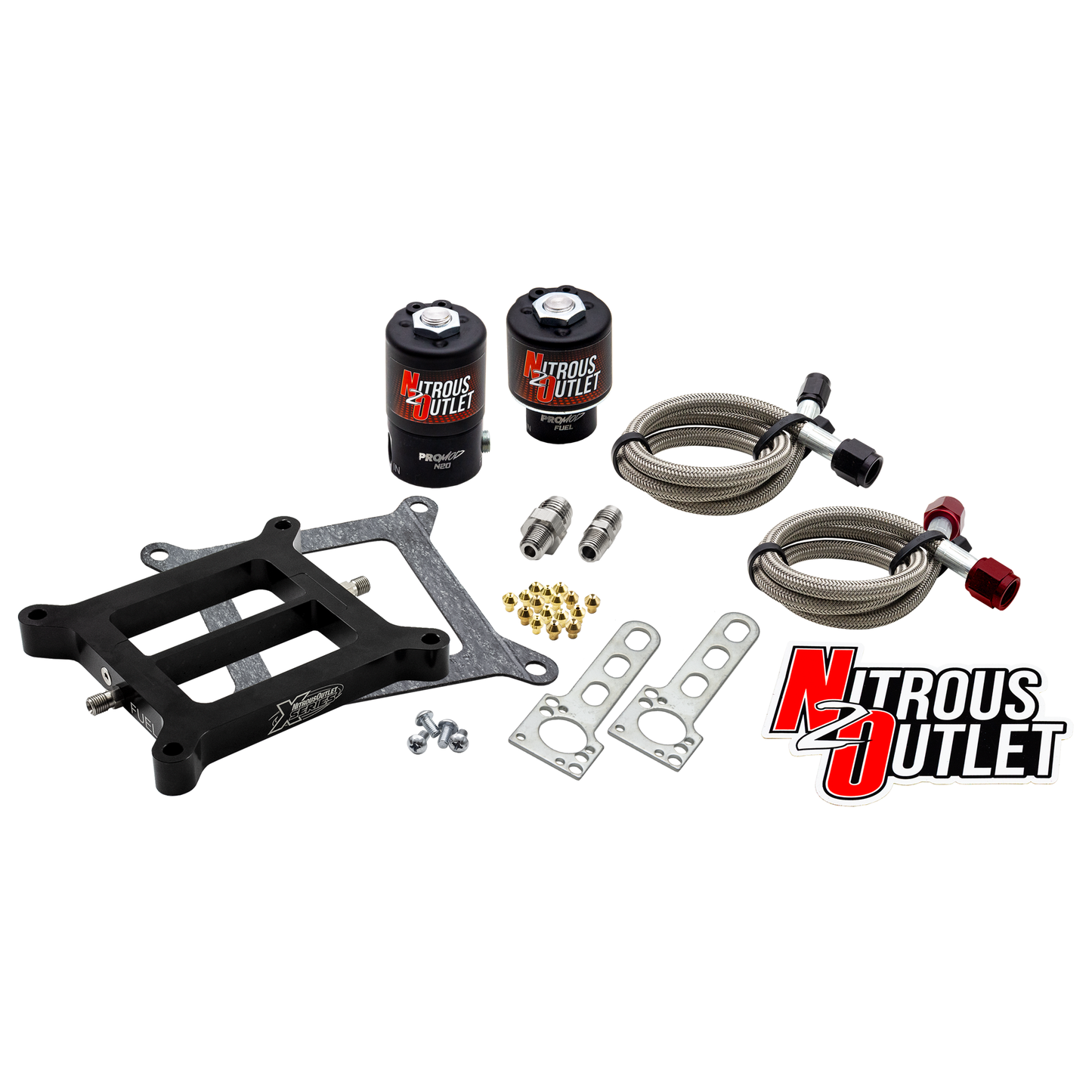 Nitrous Outlet Weekend Warrior X-Series 4150 Plate System Solenoids Forward Conversion