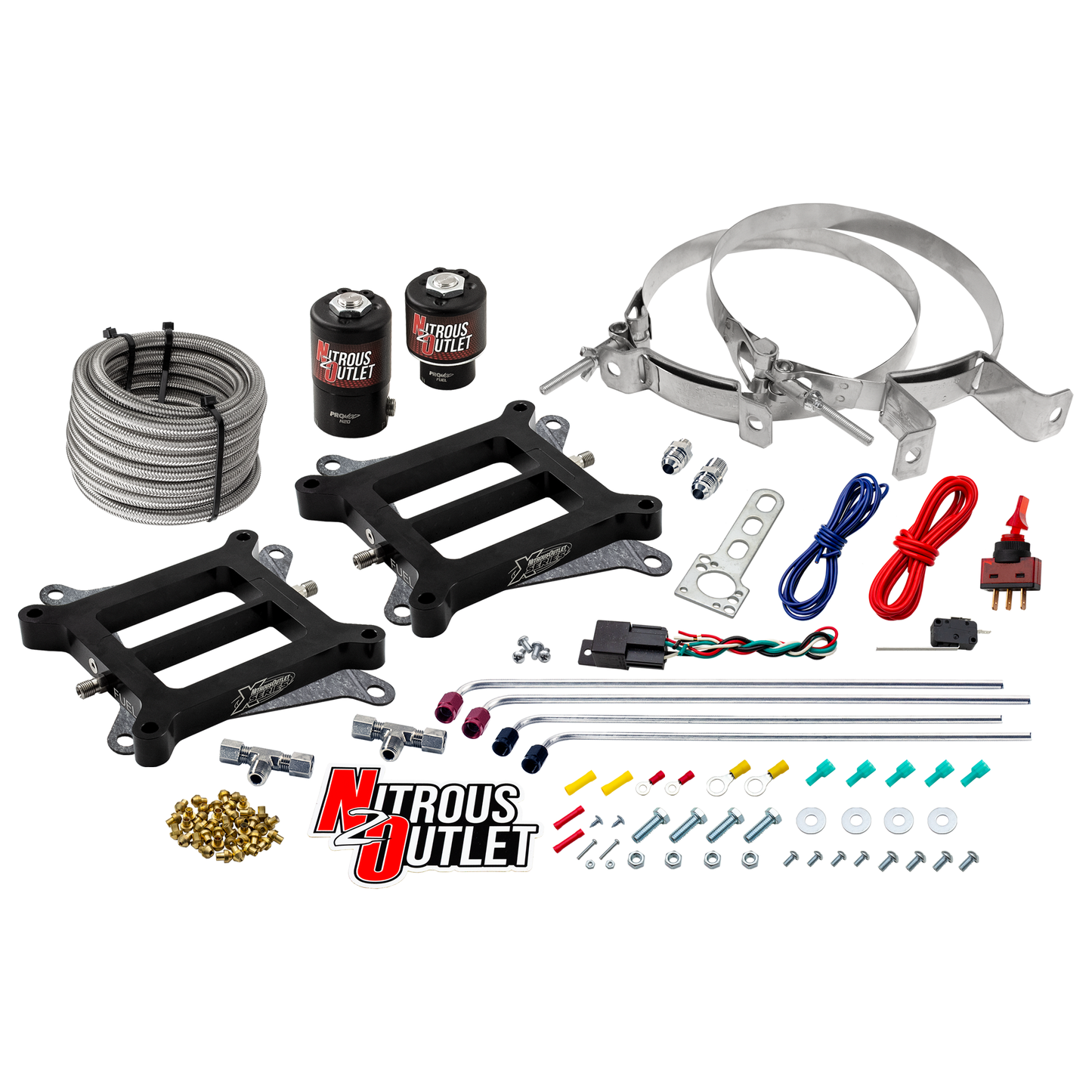 Nitrous Outlet Weekend Warrior 4150 Tunnel Ram Dual Plate System