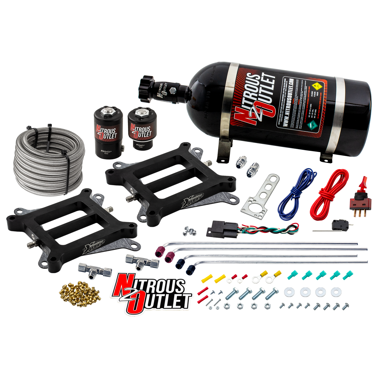 Nitrous Outlet Weekend Warrior 4150 Tunnel Ram Dual Plate System