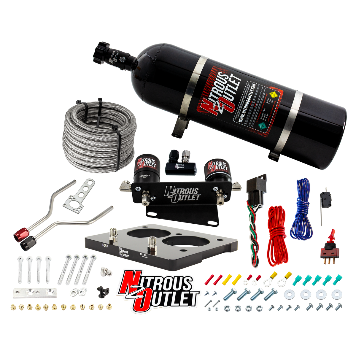 GM 93-97 LT1 58mm Plate System – Nitrous Outlet
