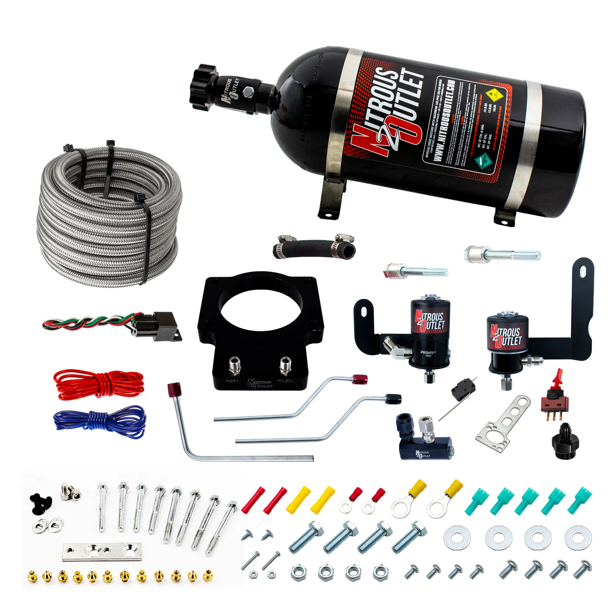 GM 97-04 Corvette 92mm FAST Intake Plate System – Nitrous Outlet