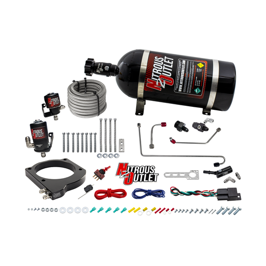 MSD Atomic AirForce LS1 Intake Hard-Lined Plate System for Aftermarket Fuel Rails