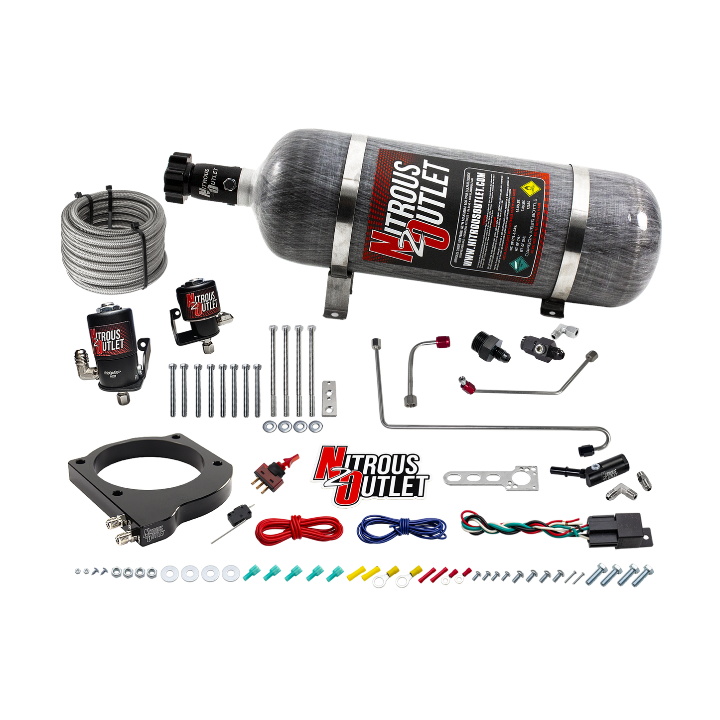 MSD Atomic AirForce LS1 Intake Hard-Lined Plate System for Aftermarket Fuel Rails
