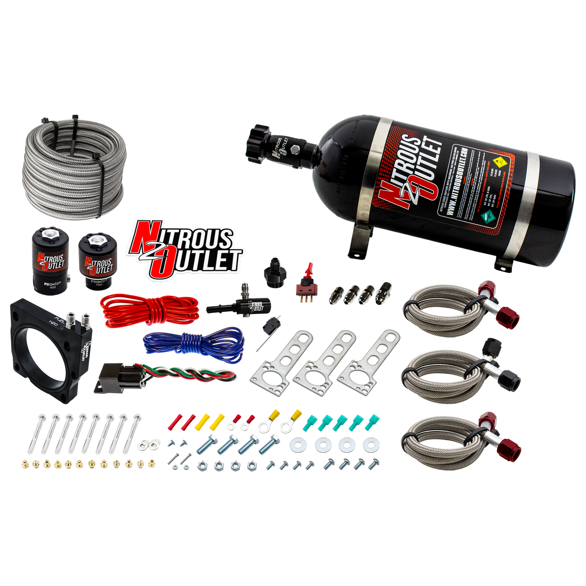 Mopar 5.7/6.1 80mm Hemi Plate System – Nitrous Outlet