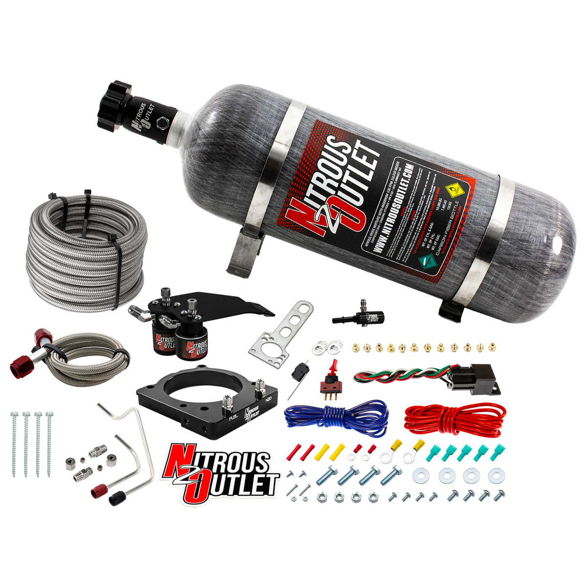 Mopar 85mm 6.4L Hemi Hardline Plate System – Nitrous Outlet