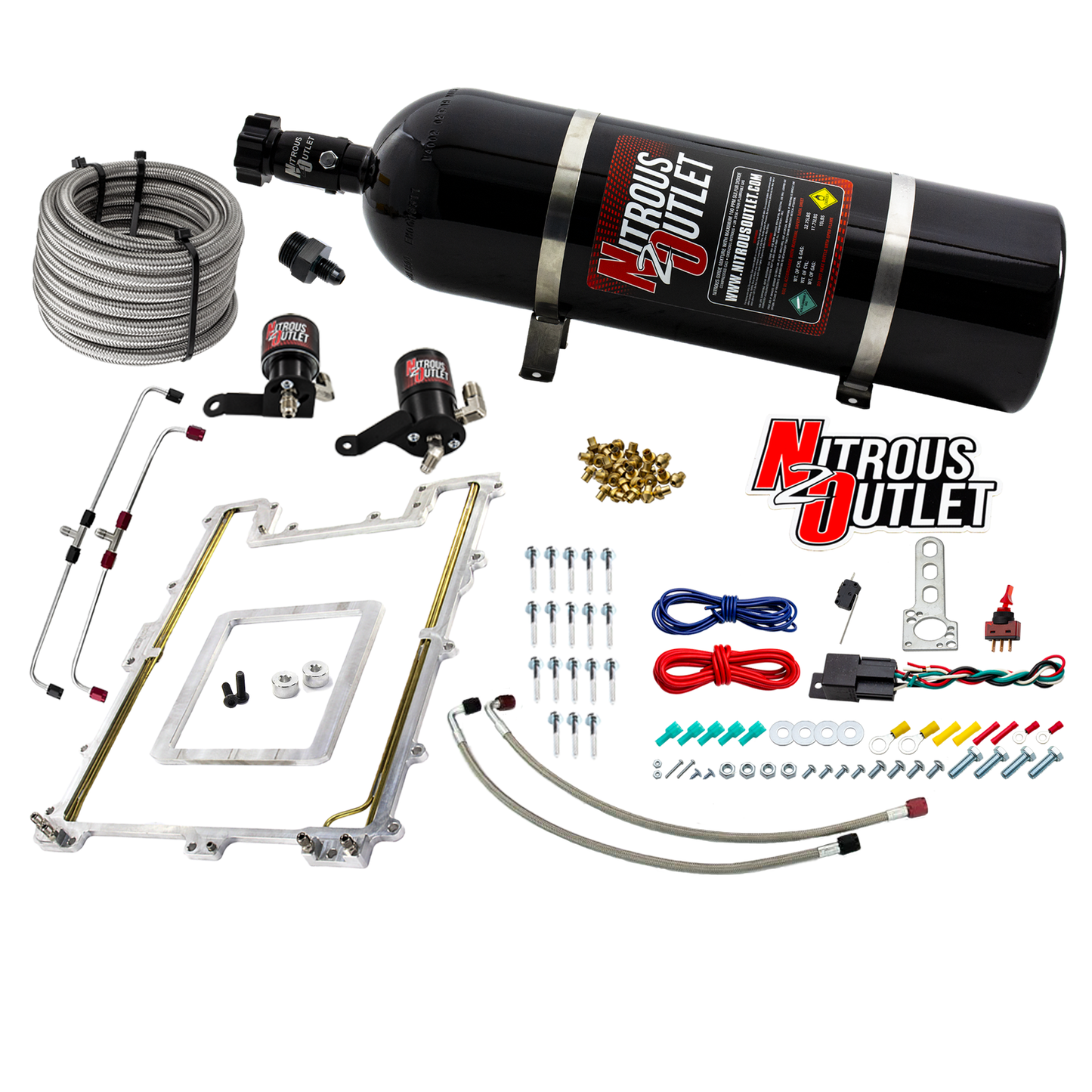 ALLOYWORKS LSA Supercharger Hoses & Fuel Rails For Camaro ZL1 / Cadillac CTS-V 2010-2015