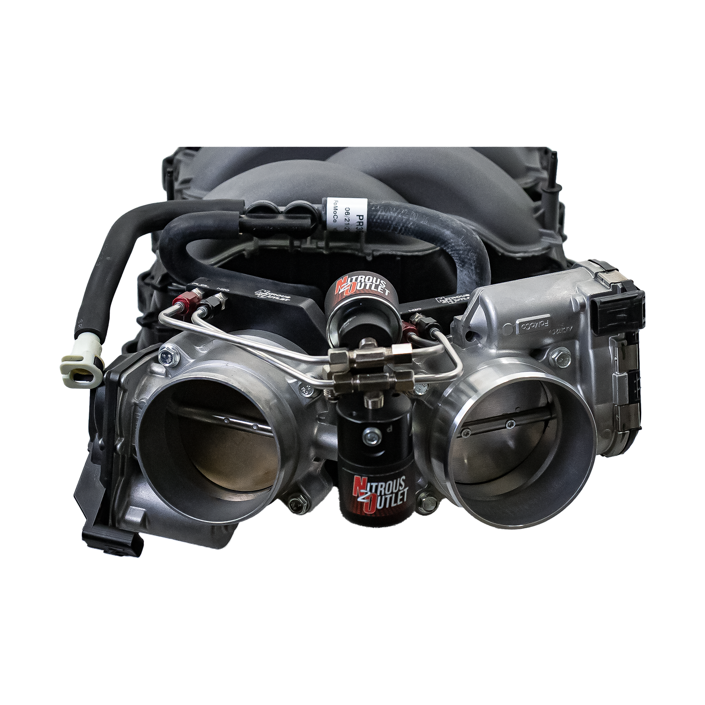 Ford 2024-2026 Mustang GT Dual Throttle Body Plate System - No Bottle, 10lb Bottle, 12lb Bottle & 15lb Bottle System