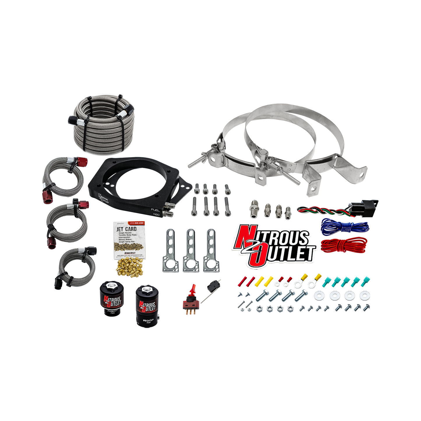 Nitrous Outlet GM LT1 / LT4 / LT5 112mm Blower Plate Nitrous System