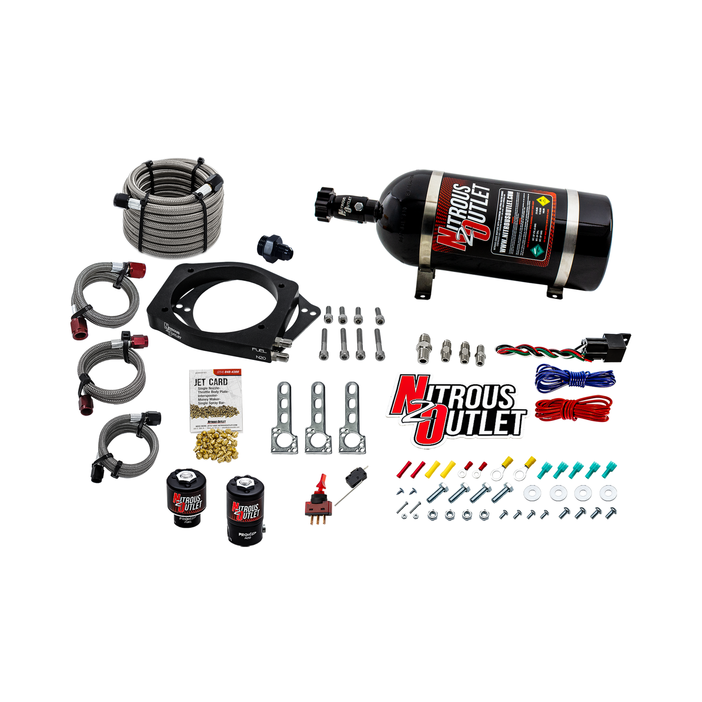 Nitrous Outlet GM LT1 / LT4 / LT5 112mm Blower Plate Nitrous System