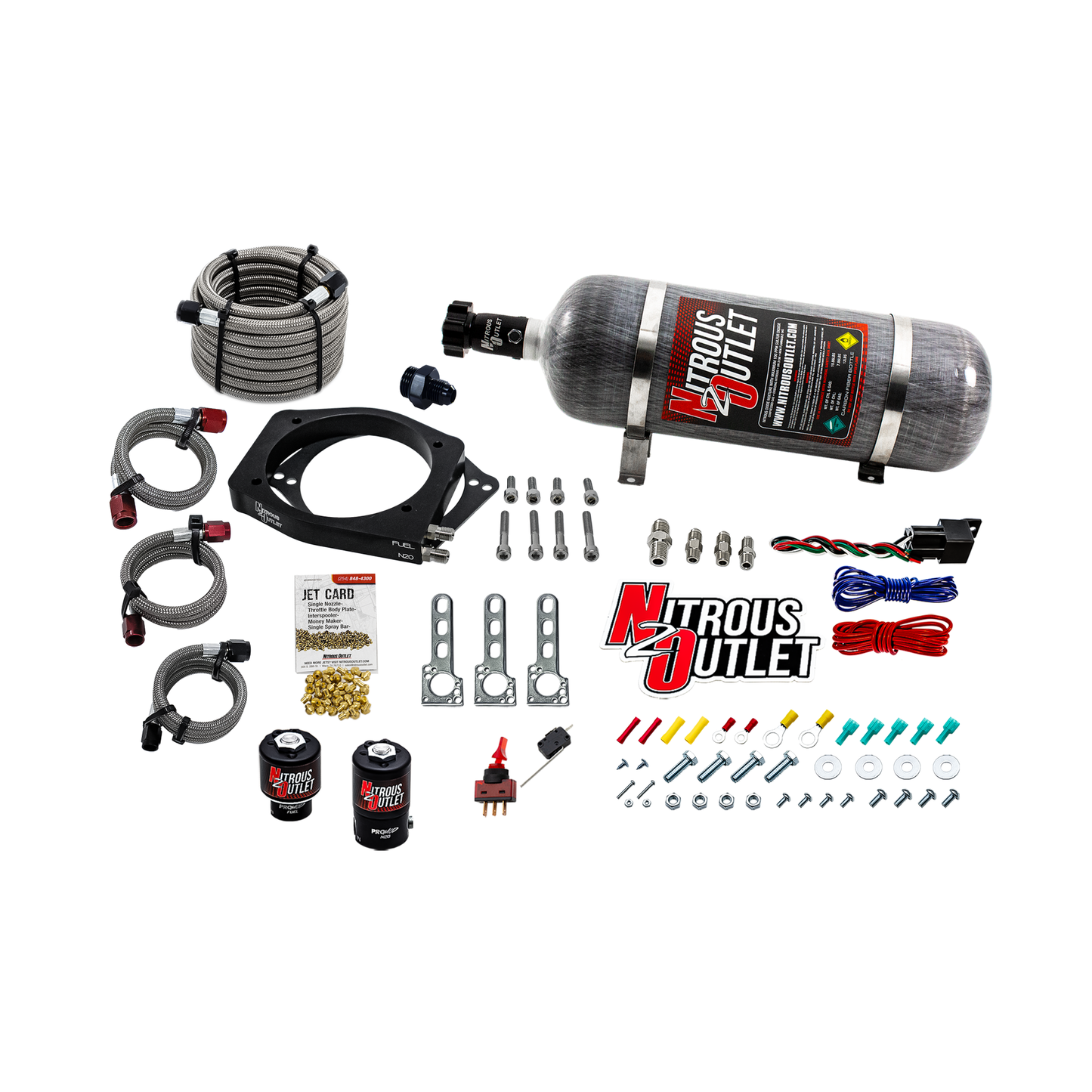 Nitrous Outlet GM LT1 / LT4 / LT5 112mm Blower Plate Nitrous System