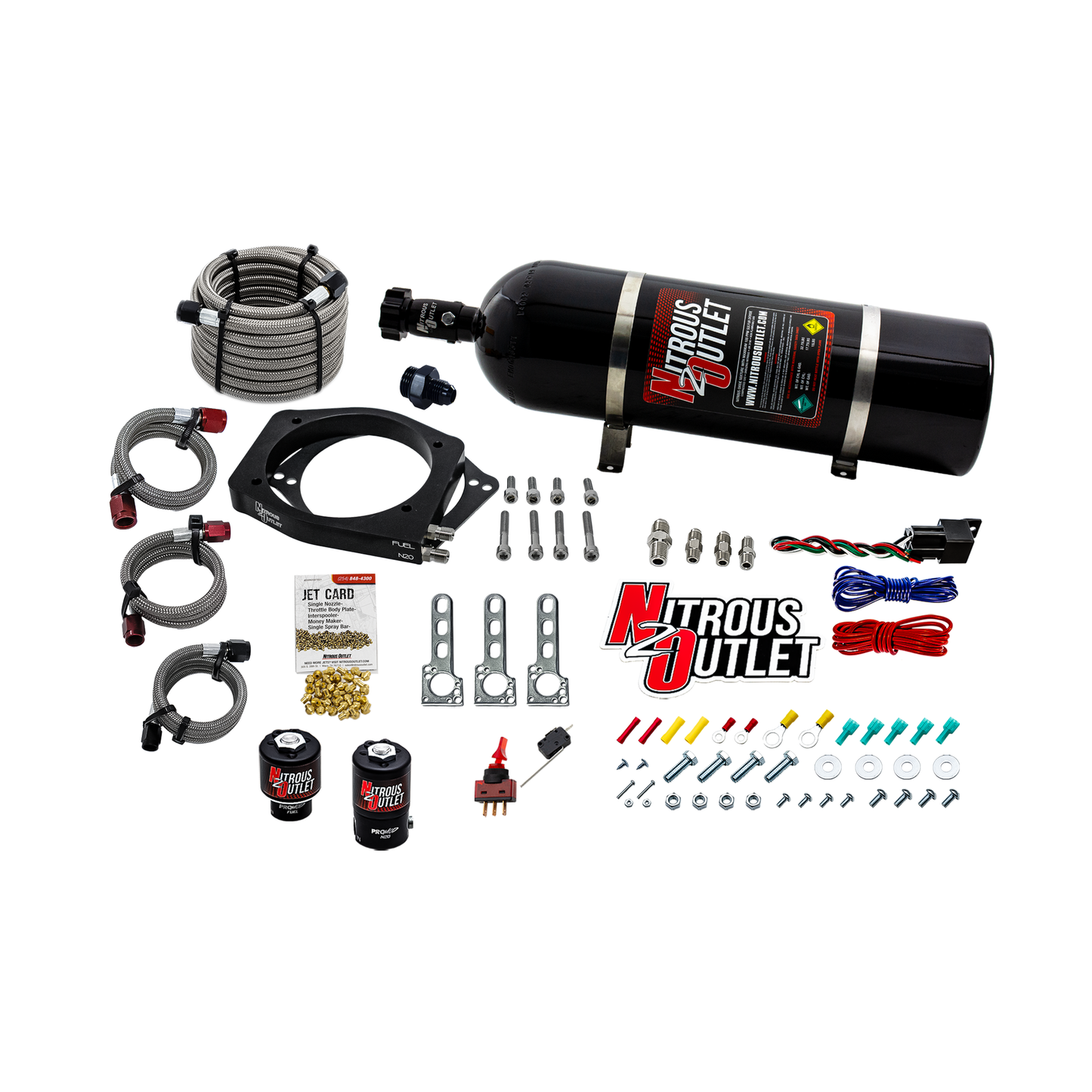Nitrous Outlet GM LT1 / LT4 / LT5 112mm Blower Plate Nitrous System