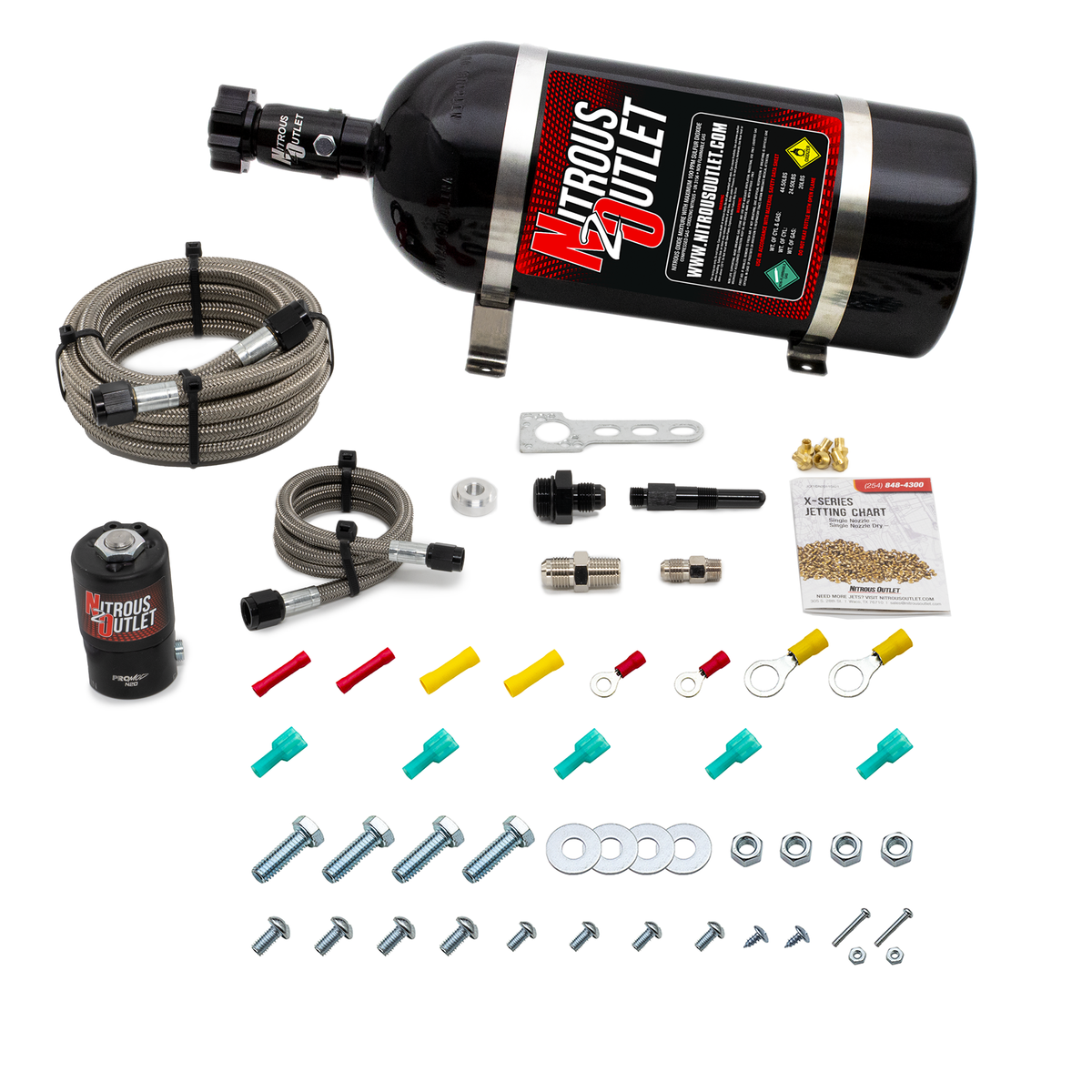 Dry Single Nozzle Boost-N-Juice System (35-300 HP) – Nitrous Outlet