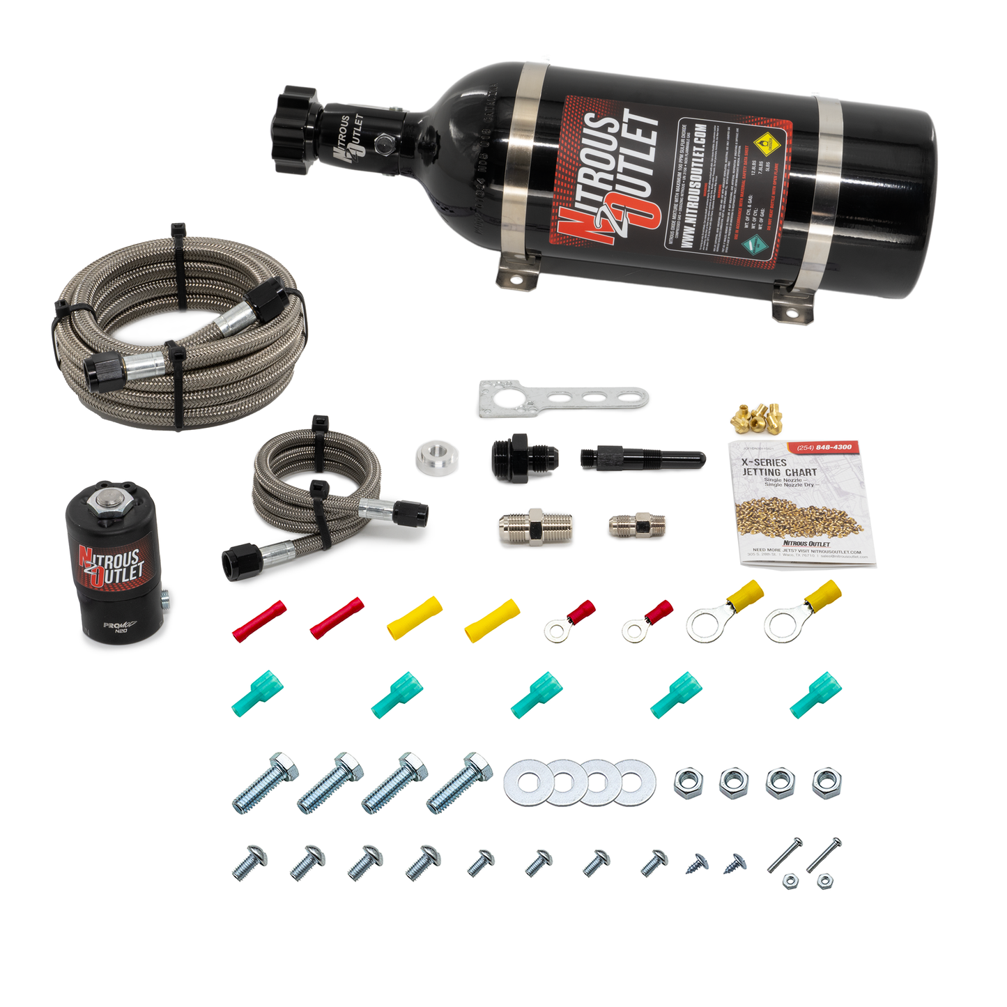 Dry Single Nozzle Boost-N-Juice System (35-300 HP) – Nitrous Outlet