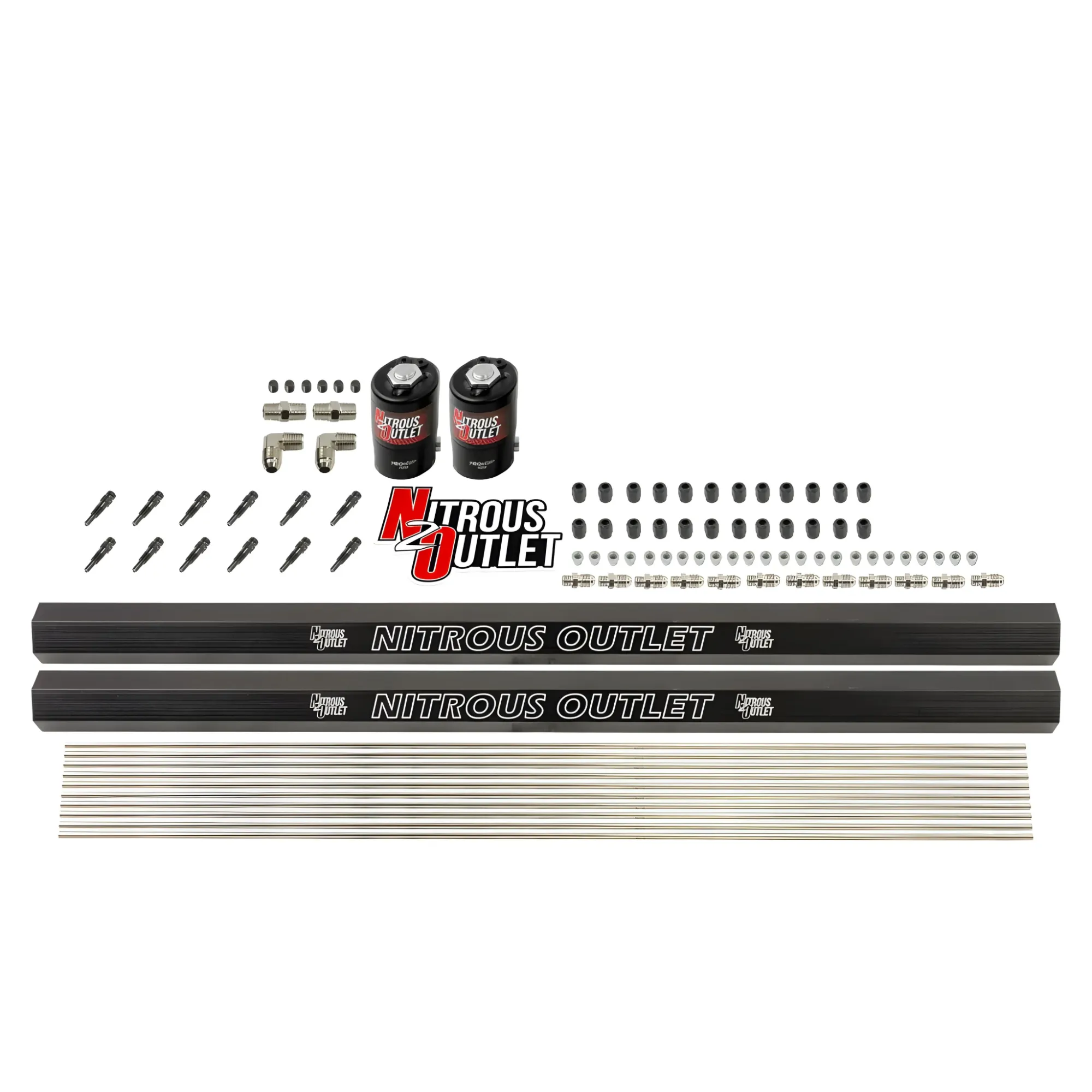 Dry Dual Stage 6 Cylinder 2 Solenoids Forward Plumbers Kit With Dual R ...