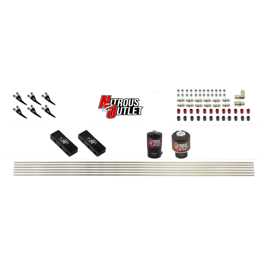 6 Cylinder 2 Solenoids Forward Plumbers Kit With Distribution Blocks