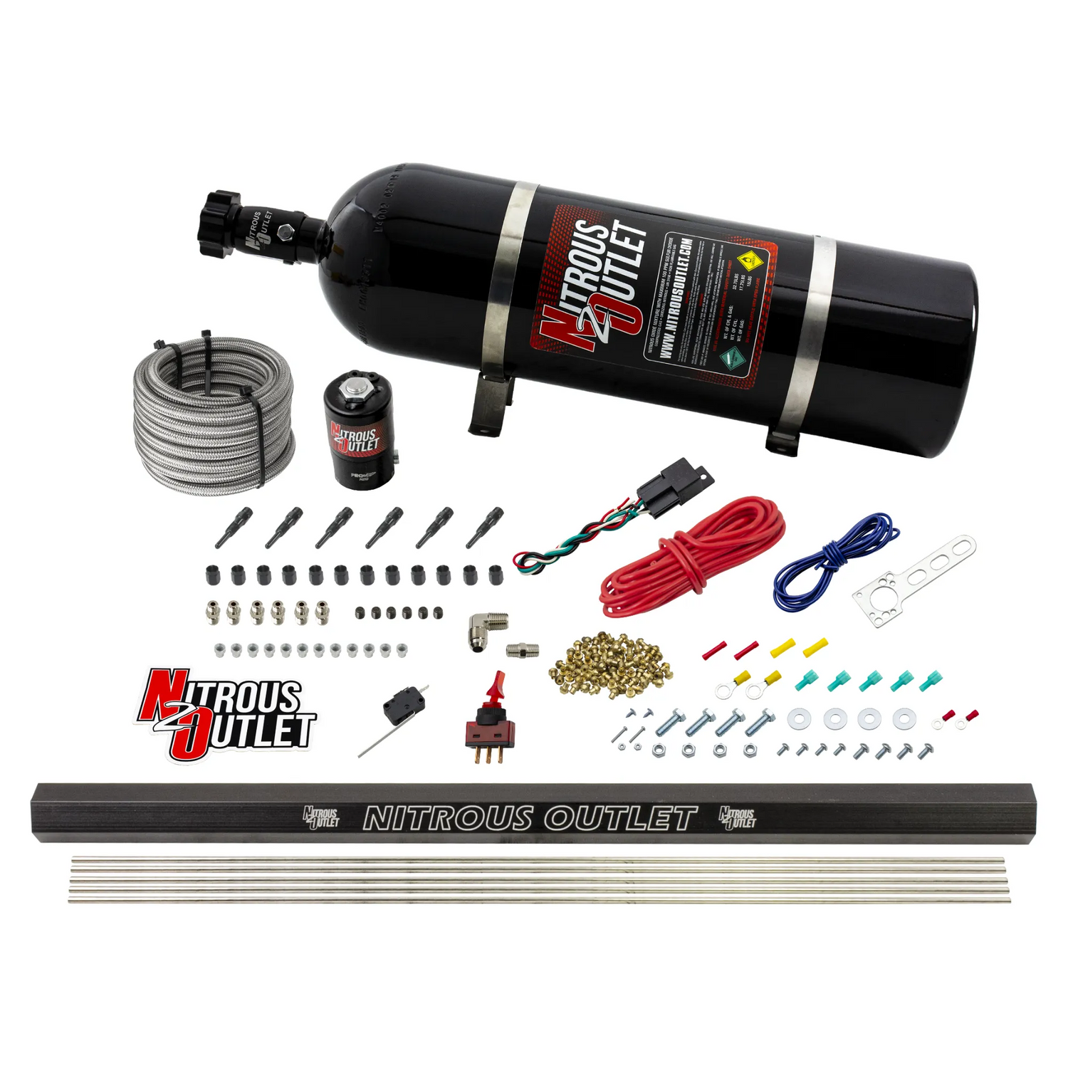 6 Cylinder 1 Solenoid Dry Direct Port System With Single Injection Rai ...