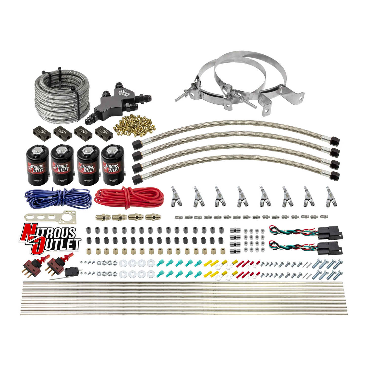 8 Cylinder Dual Stage Dry Direct Port System - .112 Nitrous