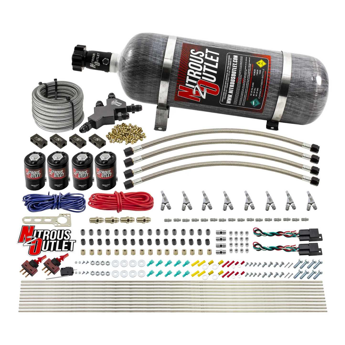 8 Cylinder Dual Stage Dry Direct Port System - .112 Nitrous