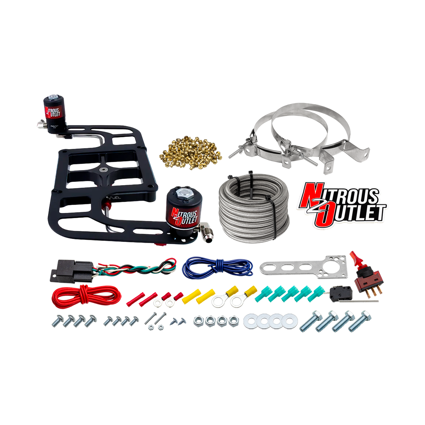 Stinger 2 Standard Wet 4500 Boomerang Nitrous Plate System