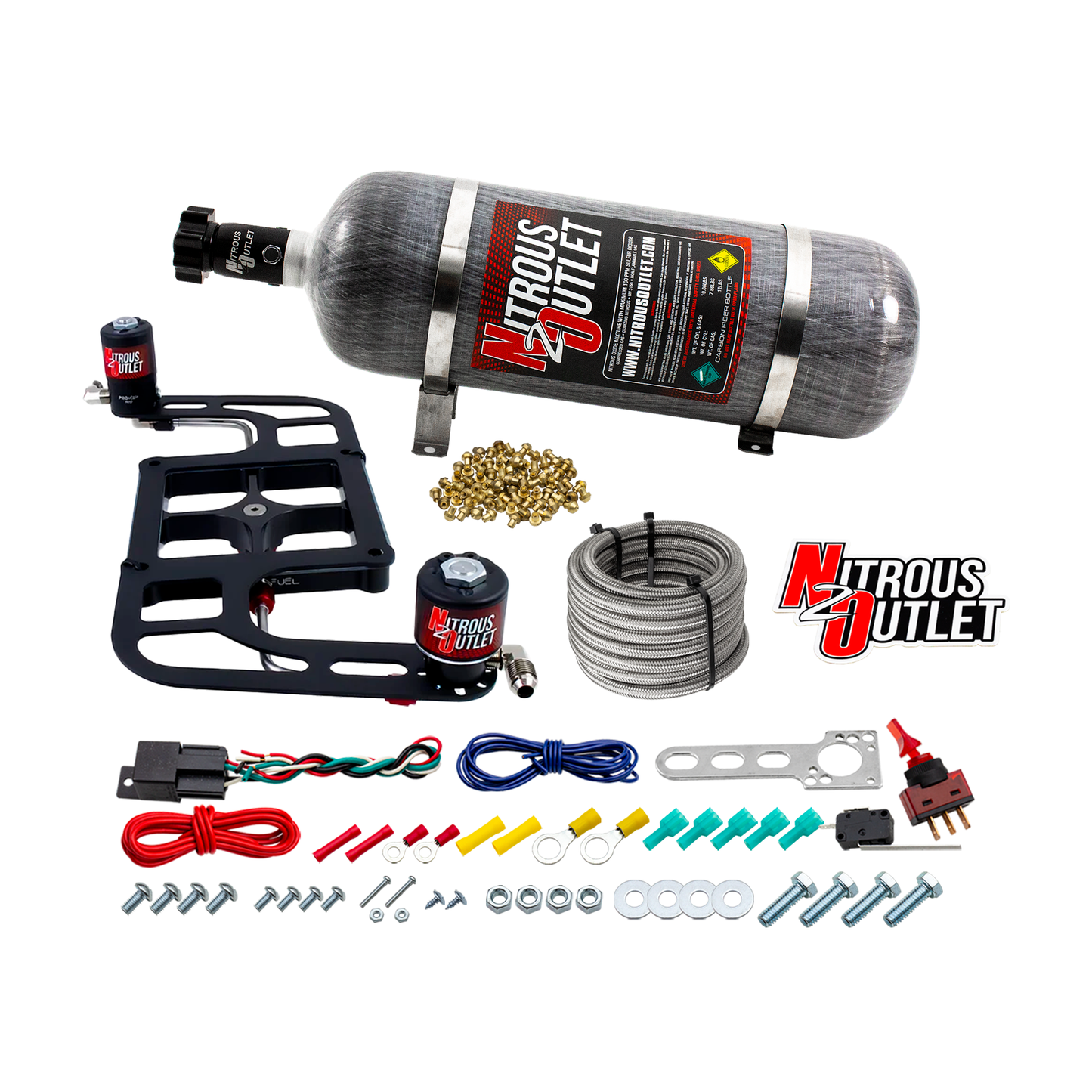 Stinger 2 Standard Wet 4500 Boomerang Nitrous Plate System