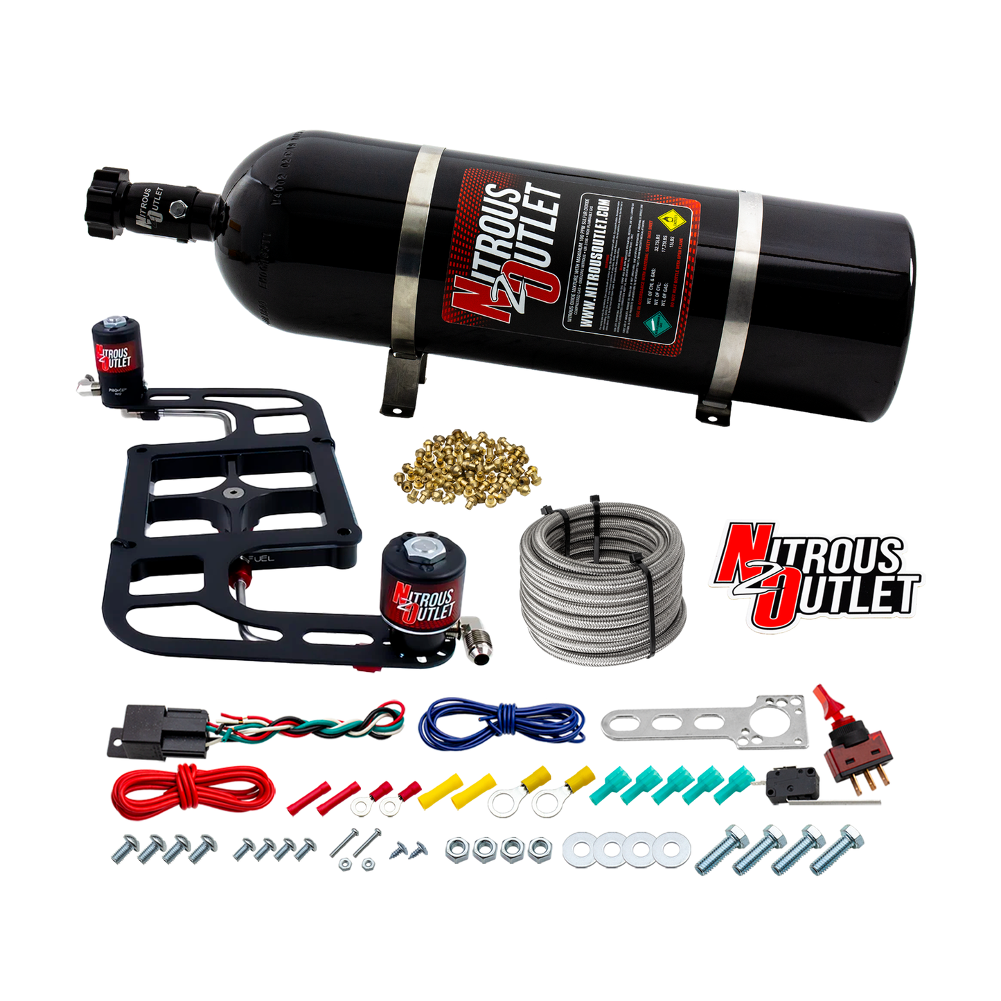 Stinger 2 Standard Wet 4500 Boomerang Nitrous Plate System