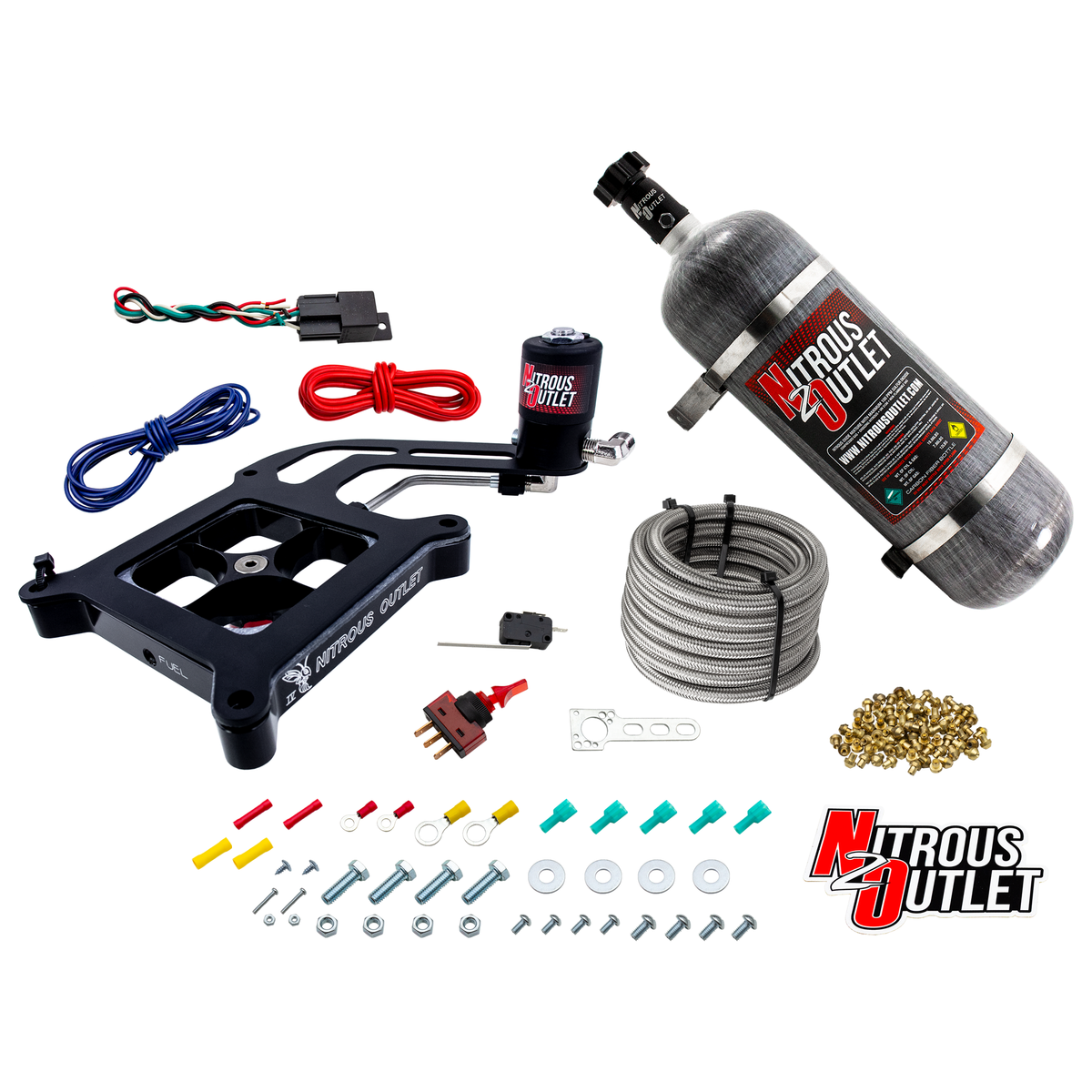 Stinger 4 Standard Dry 4150 Boomerang Nitrous Plate System