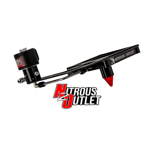 Nitrous Outlet 4500 Stinger 3 Dry Race Solenoid Forward Conversion Kit - Hard-line/.178 Trashcan Nitrous Solenoid/Boomerang Solenoid Bracket