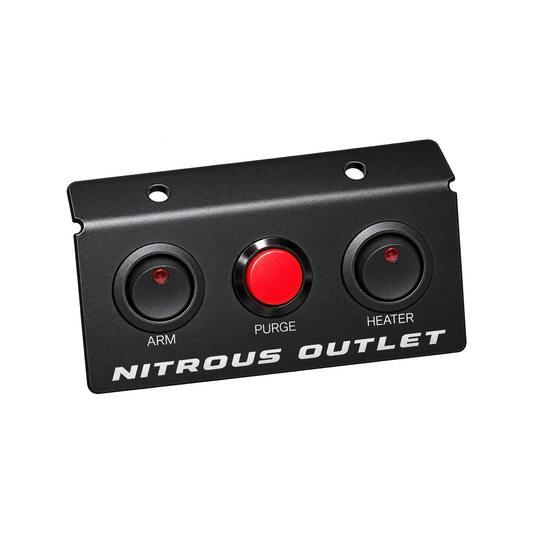 Nitrous Outlet Universal 3 Button Switch Panel - System Arm/Purge/Bottle Heater