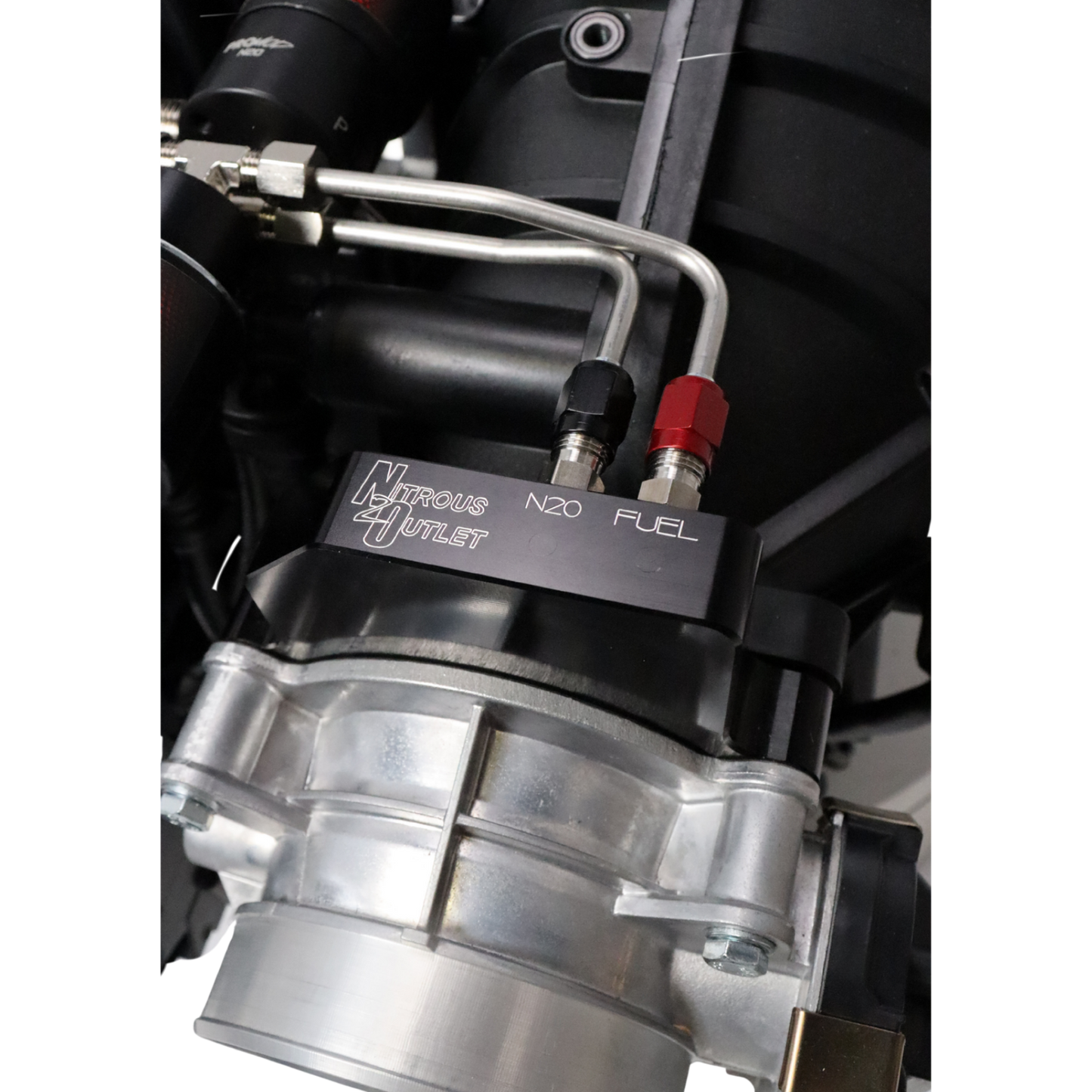 Nitrous Outlet GM LT6 2023-2026 Z06 Corvette Dual 87mm Throttle Body Plate System