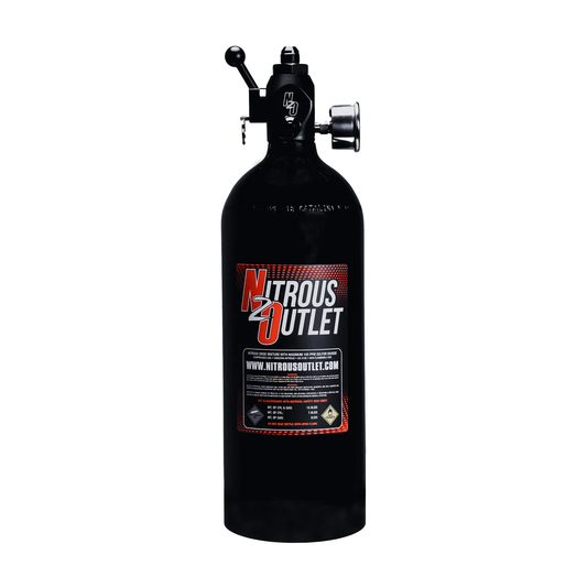 Nitrous Outlet 5lb PowerFlow Max Race Ready Nitrous Bottle - .512 ID Ball Valve