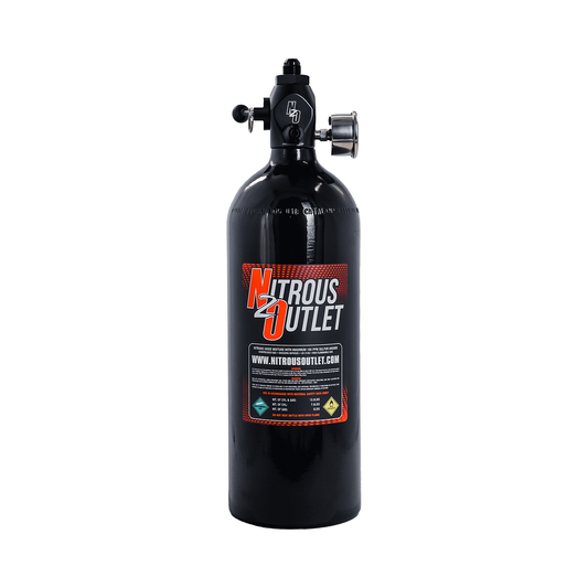 Nitrous Outlet 5lb PowerFlow Max Race Ready Nitrous Bottle - .512 ID Ball Valve