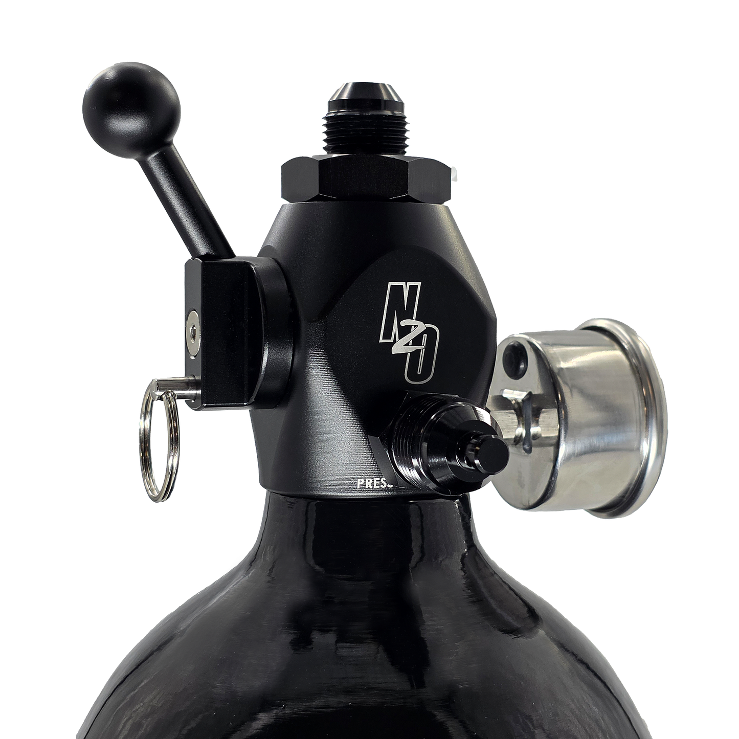 Nitrous Outlet 5lb PowerFlow Max Race Ready Nitrous Bottle - .512 ID Ball Valve