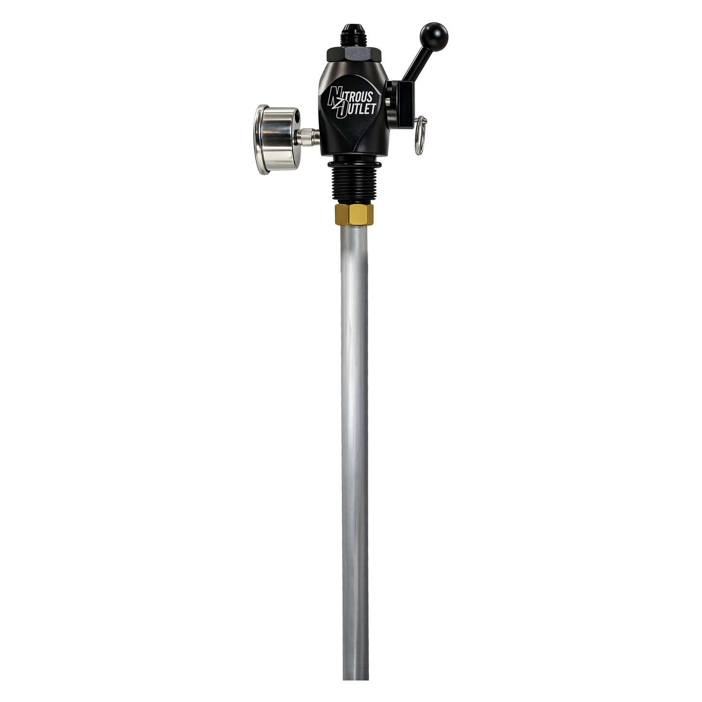 Powerflow Max Billet Bottle Valve - .512 ID Ball Valve (for 5, 10, 12, 15, or 20lb Bottles)
