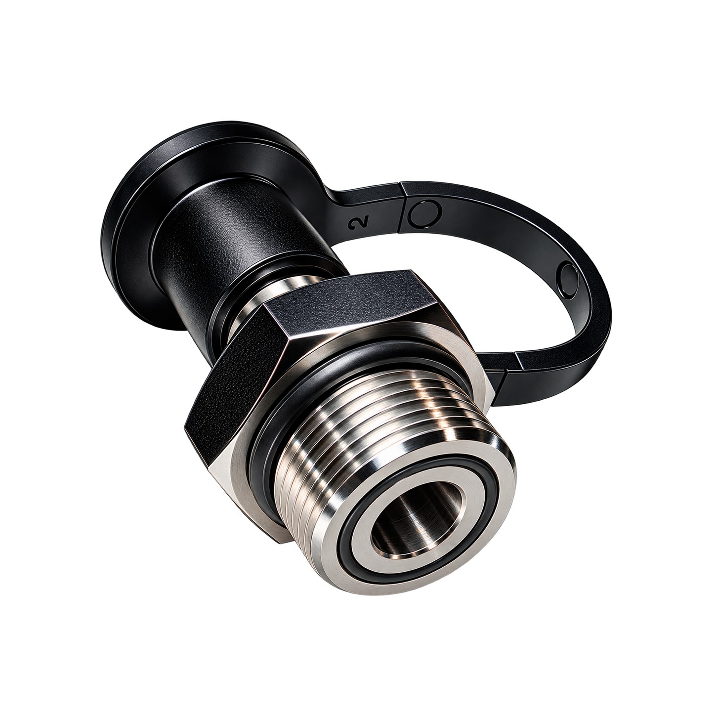 PowerFlow Max Billet Ball Valve Quick Connect Inlet Fitting -.430 ID
