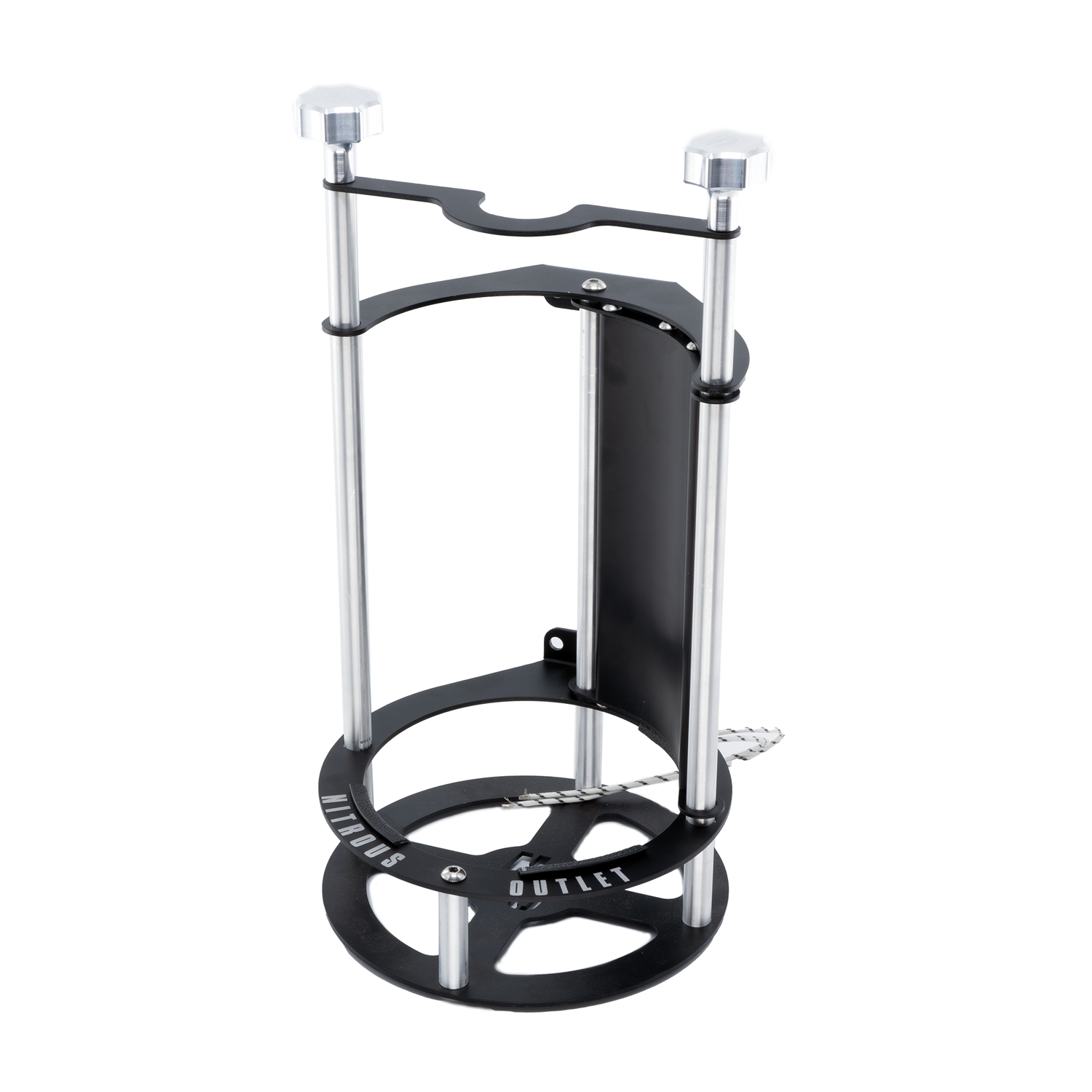 Nitrous Outlet Heated Bottle Bracket - Fits 10lb & 15lb Nitrous Bottles With Quick Release