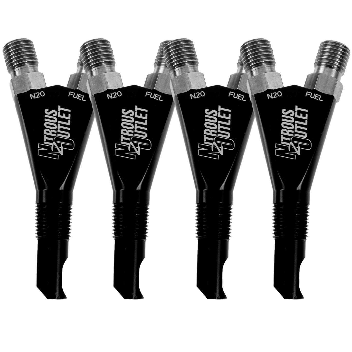 1/8NPT 90° Wet Nitrous Nozzle - 4 Pack