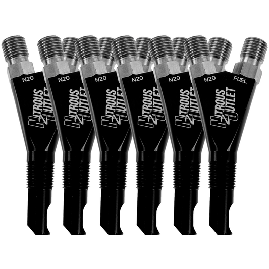 1/8NPT 90° Wet Nitrous Nozzle - 6 Pack