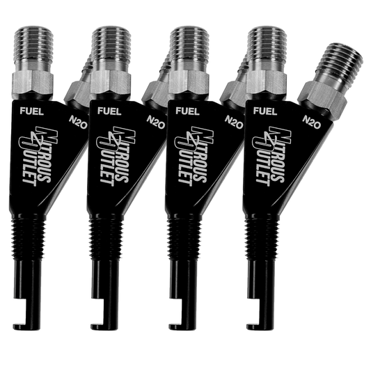 1/16NPT 90° Wet Nitrous Nozzle - 4Pack