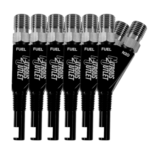 1/16NPT 90° Wet Nitrous Nozzle - 6Pack