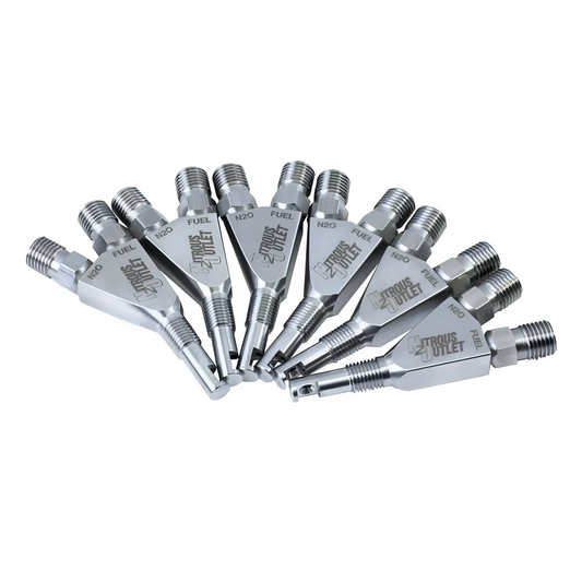Stainless Steel 90° Discharge Nozzle - 6 Pack