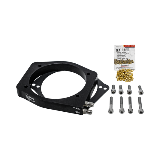 Nitrous Outlet GM 112mm Throttle Body Nitrous Adapter Plate Conversion