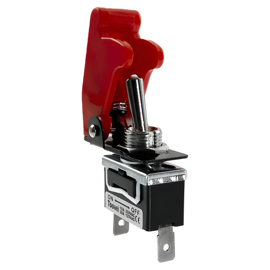 Aircraft Style On/Off Toggle Switch With Cover