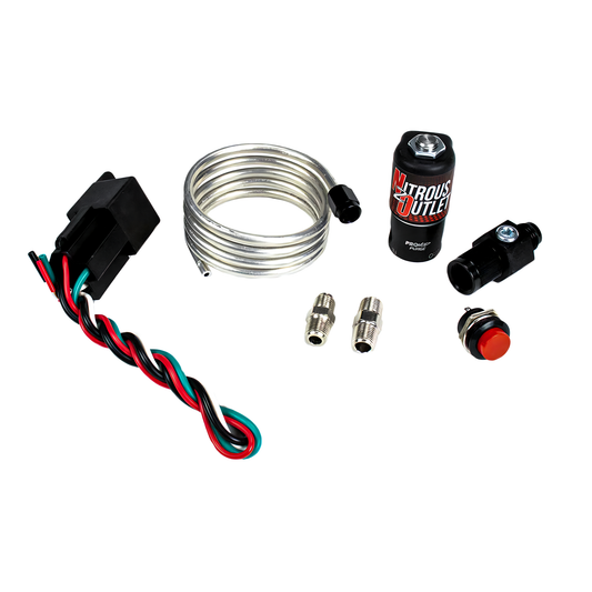 Collection of automotive parts including a coil, wires, and connectors on a white background.