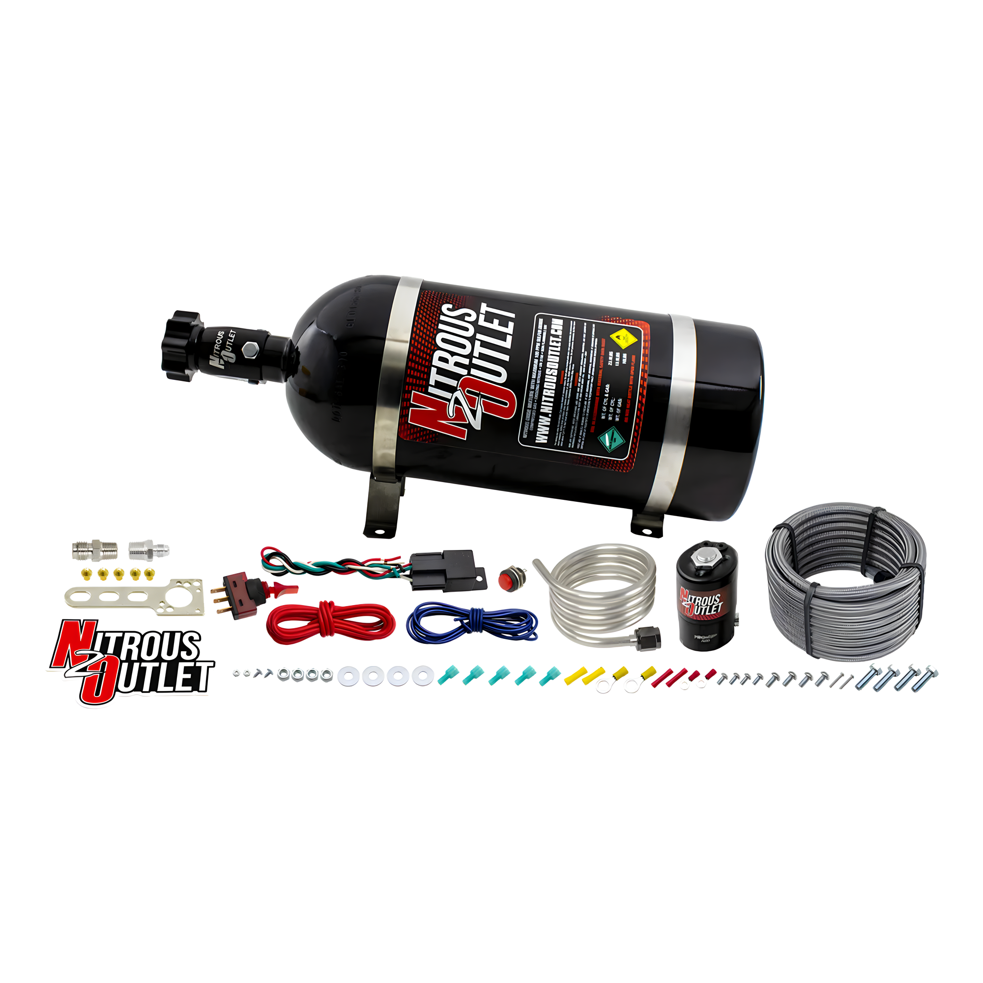 thumbnail interactive-video image 1 of Nitrous Express 15005 Stand Alone Fuel Pump - Supports 300HP Gasoline/150HP Methanol 1 of 5