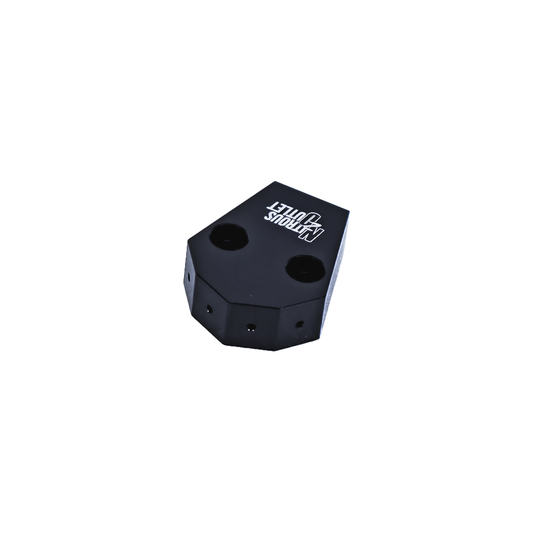 Nitrous Outlet Quad Exit -Fan Spray Purge Block