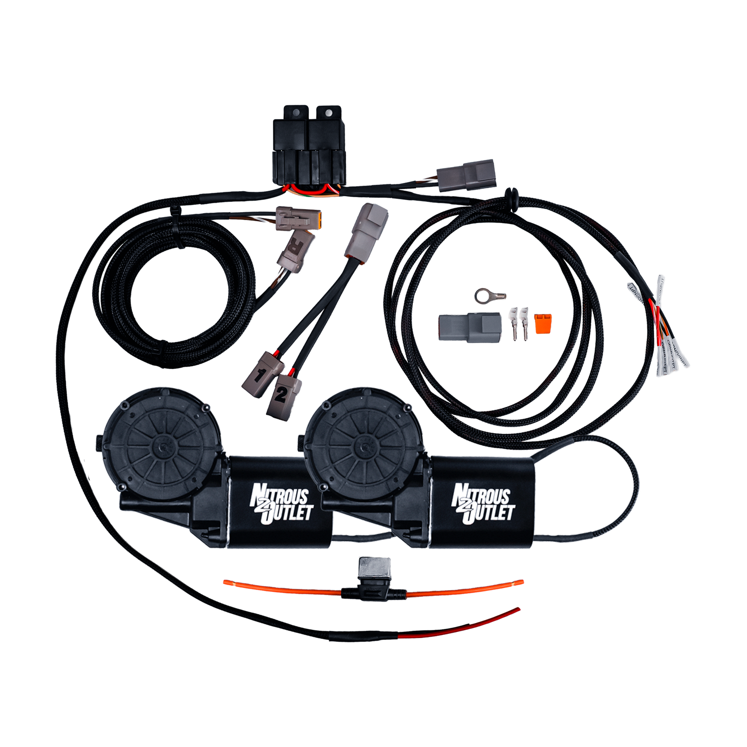 Plug-N-Play Dual Remote Bottle Opener Kit — Rear