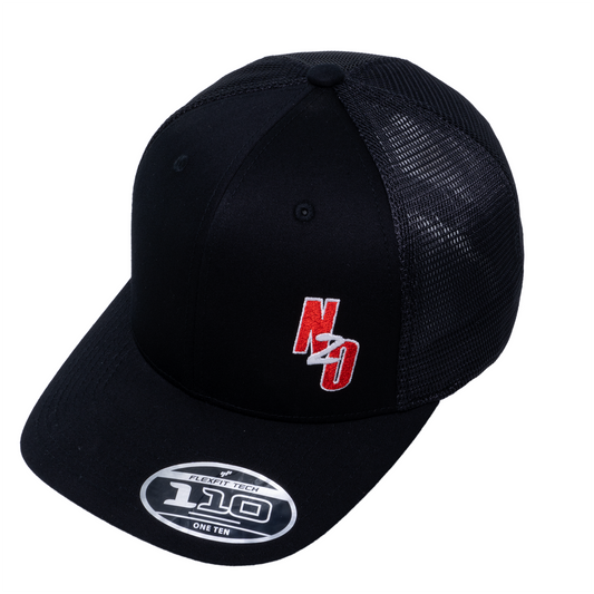 Nitrous Outlet Flex Fit Mesh Snap Back Hat - Black/Red