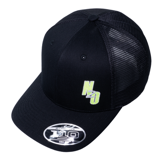 Nitrous Outlet Flex Fit Mesh Snap Back Hat - Black/Neon Green